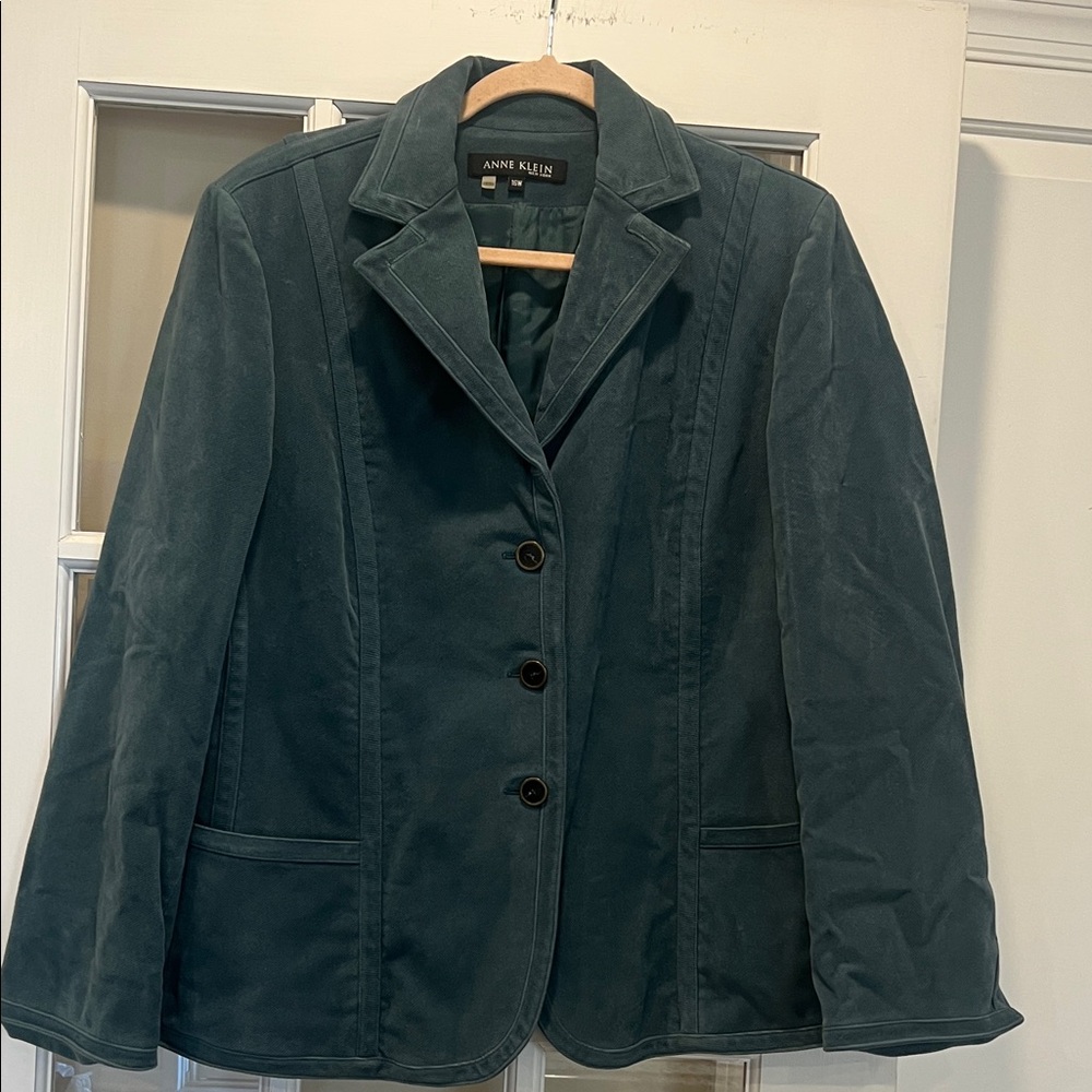 Anne Klein Women's Dark Green Blazer